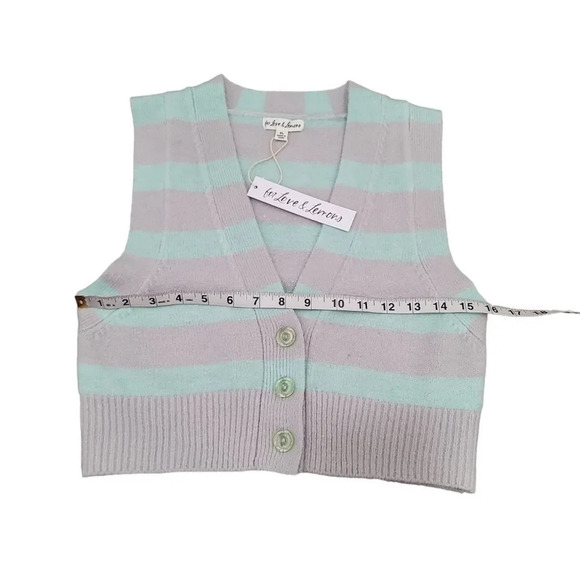 FOR Love & Lemons Maud Crop Sweater Vest - Picture 10 of 12